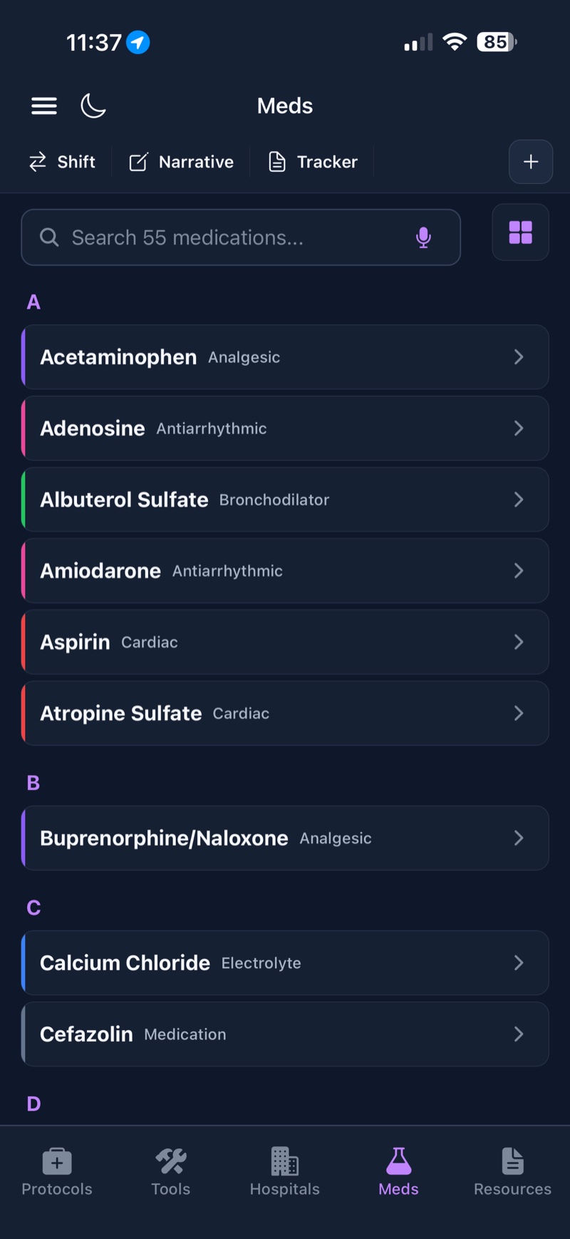 Medication Reference